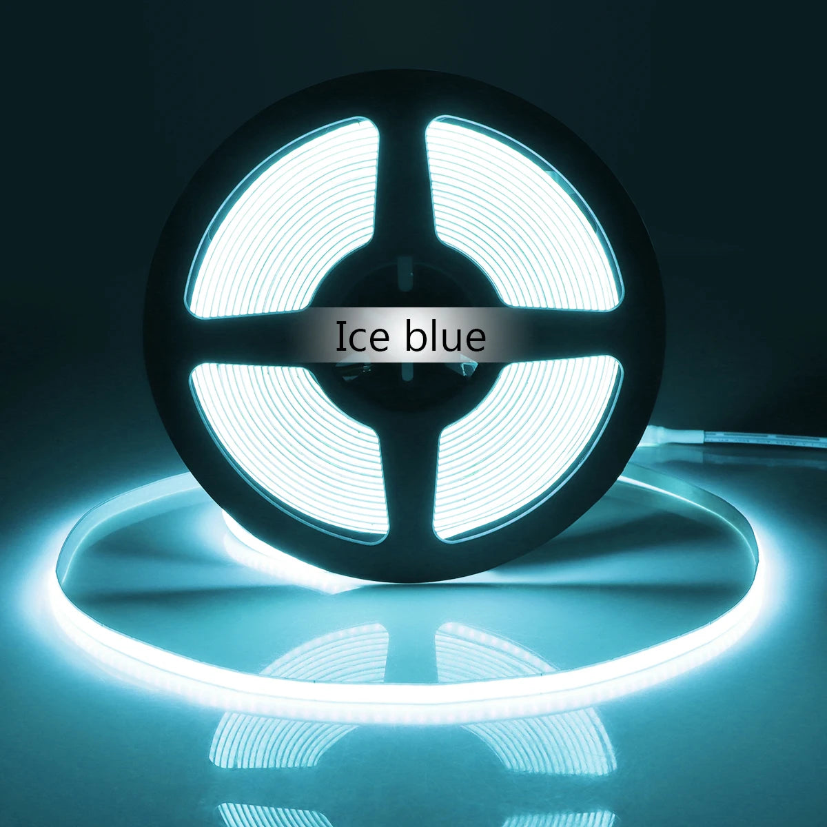 Super Bright FOB Single Color COB LED Strip Light Flexible 5MM PCB Width