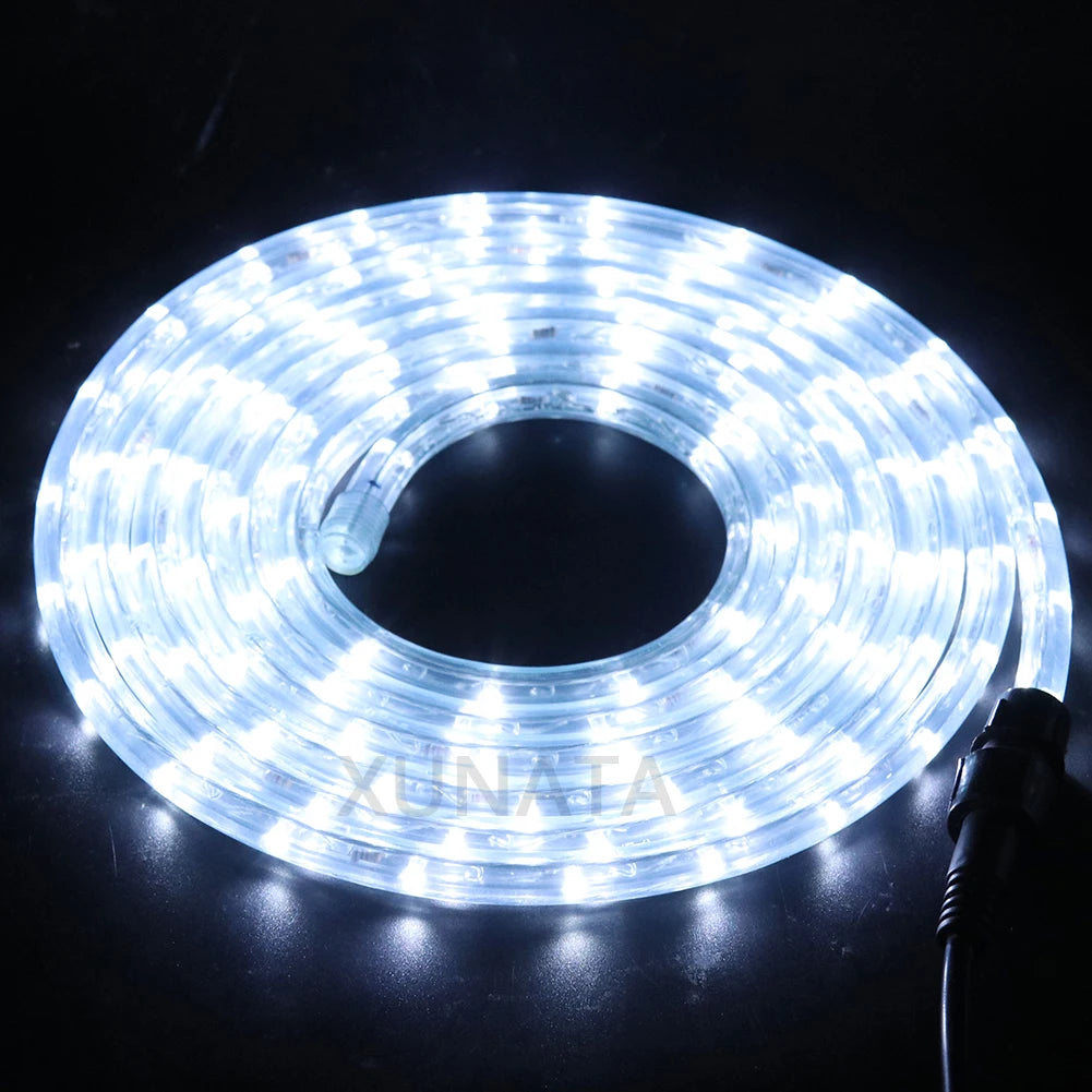 220V Neon Strip Light 360 Rainbow Tube Flex Neon Sign