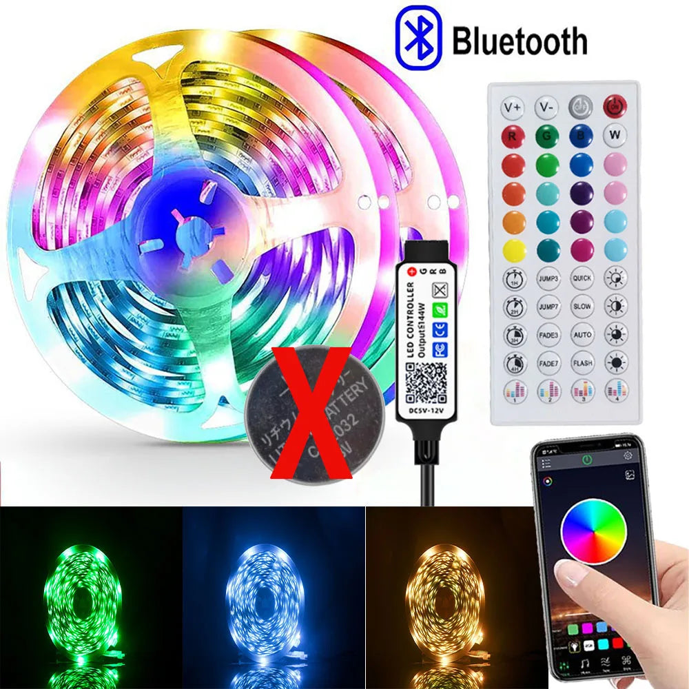 LED Strip Light Strip 5V USB RGB 5050 Light Strip Bluetooth APP