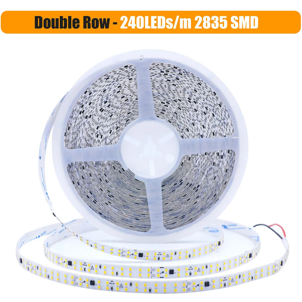 5m 10m 20m 50m Led Strip Light Adhesive Tape AC