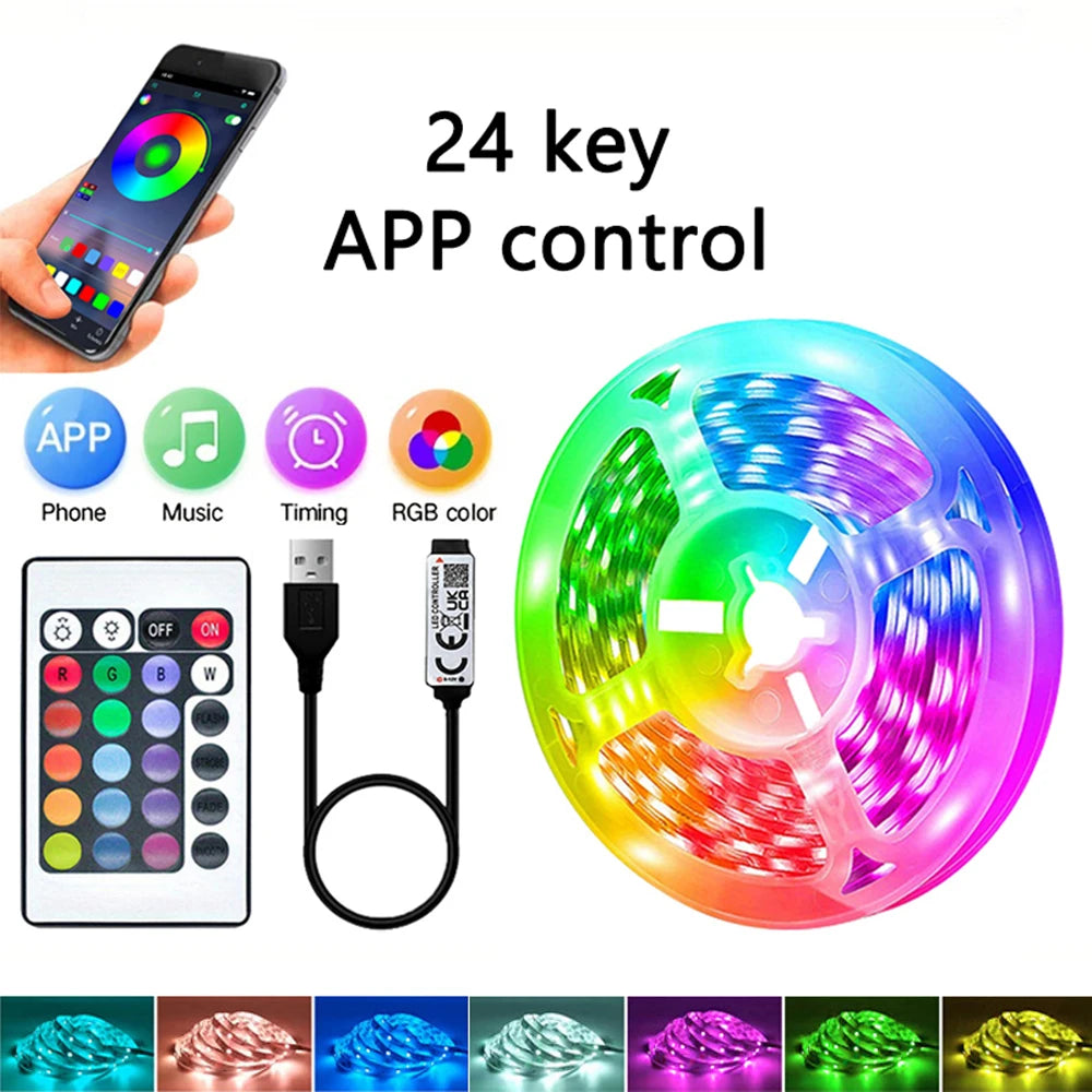 40M/131Ft LED Strip Lights APP Control Color Changing RGB Led Light