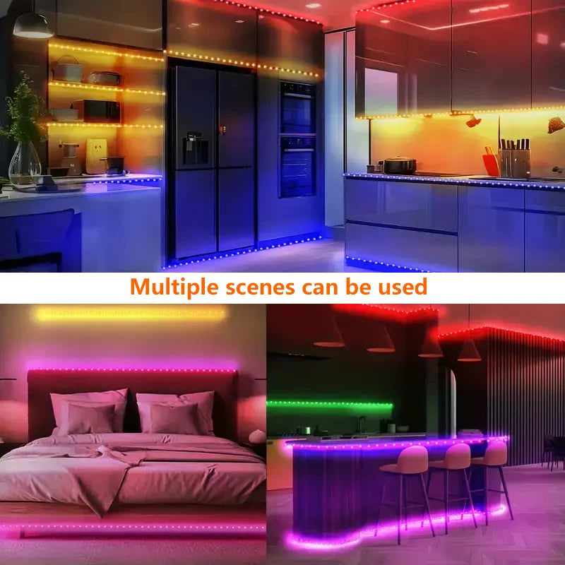 5050 RGB LED strip light with 44 keys remote control light strip