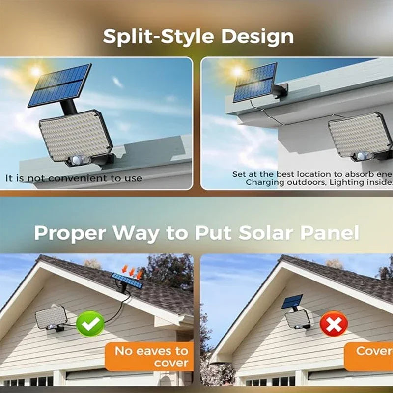 Solar Light Outdoor Super Bright Motion Sensor Solar Strong Power