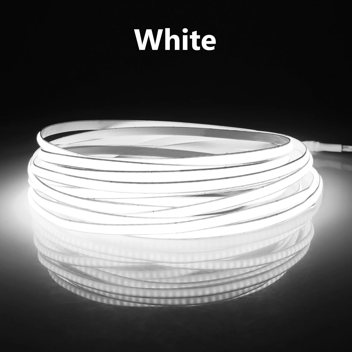 Ultra Bright FCOB COB LED Strip Lights 12V Flexible 5MM PCB