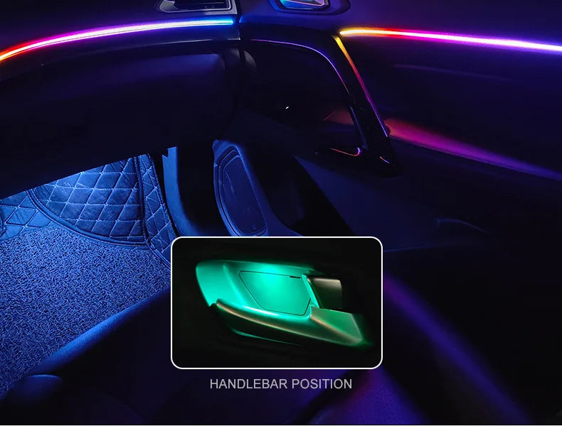 Universal Symphony Car LED Ambient Light 64 RGB Color Car Interior