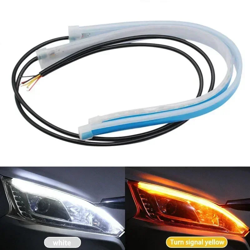 Led Guide Strip Headlight for Car Daytime Running Lights