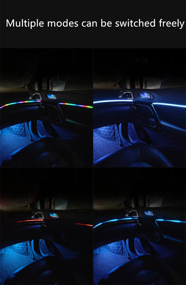 Universal Symphony Car LED Ambient Light 64 RGB Color Car Interior