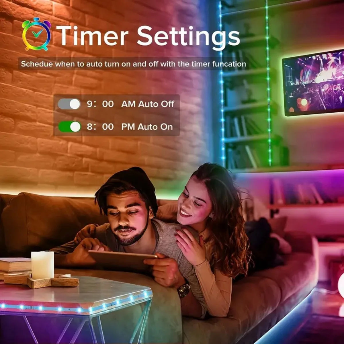 5V LED strip lamp RGB with USB 24 key Bluetooth remote control