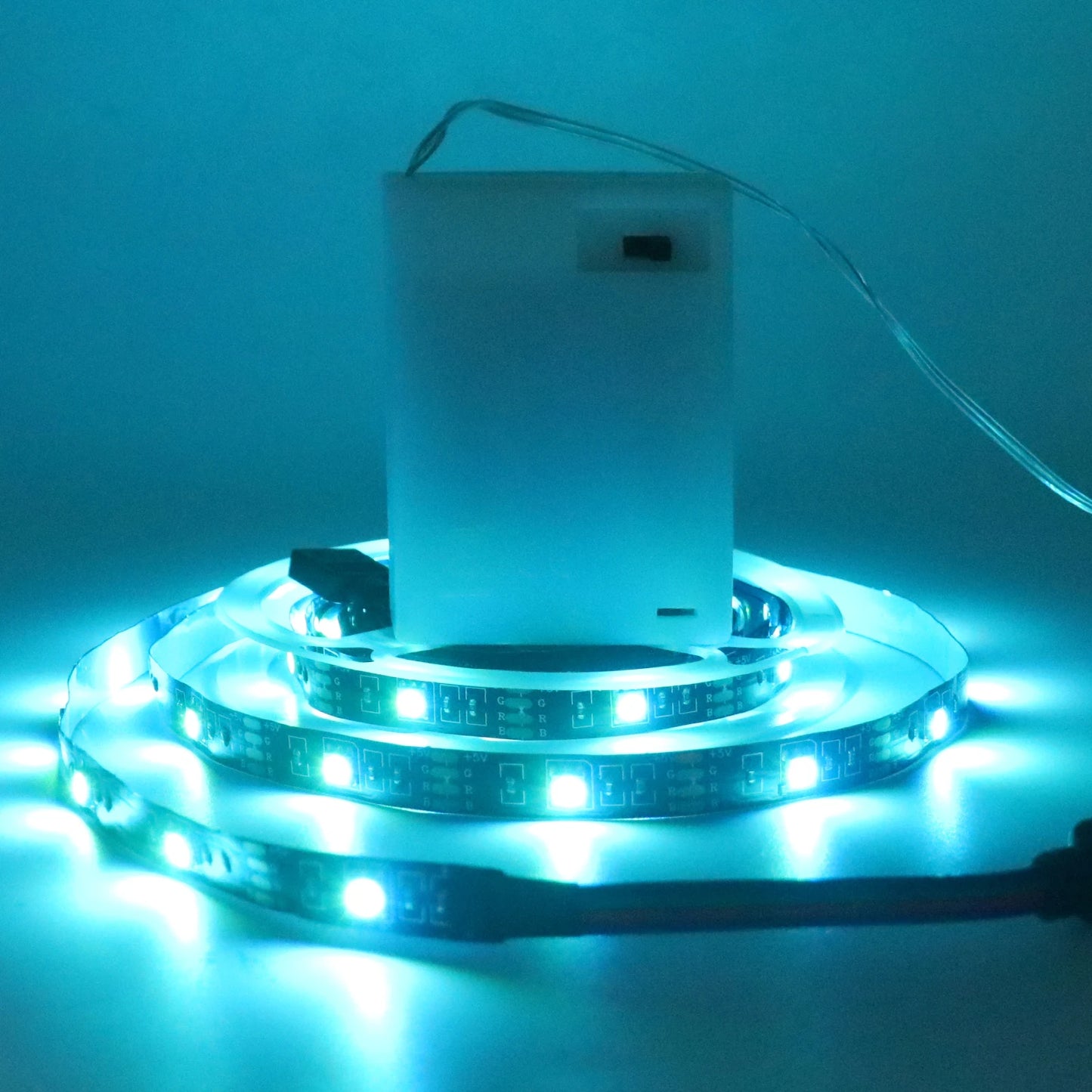 3AA Battery Power RGB Led Strip Light 5V 5050 TV Backlight