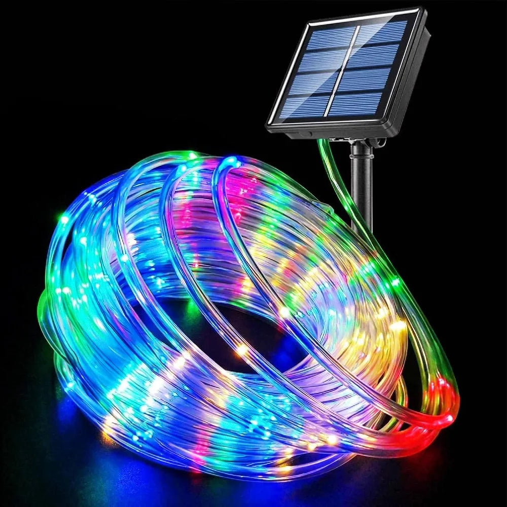 Solar Rope Lights Solar LED Light Path Deck Outdoor Garden Solar String Lights