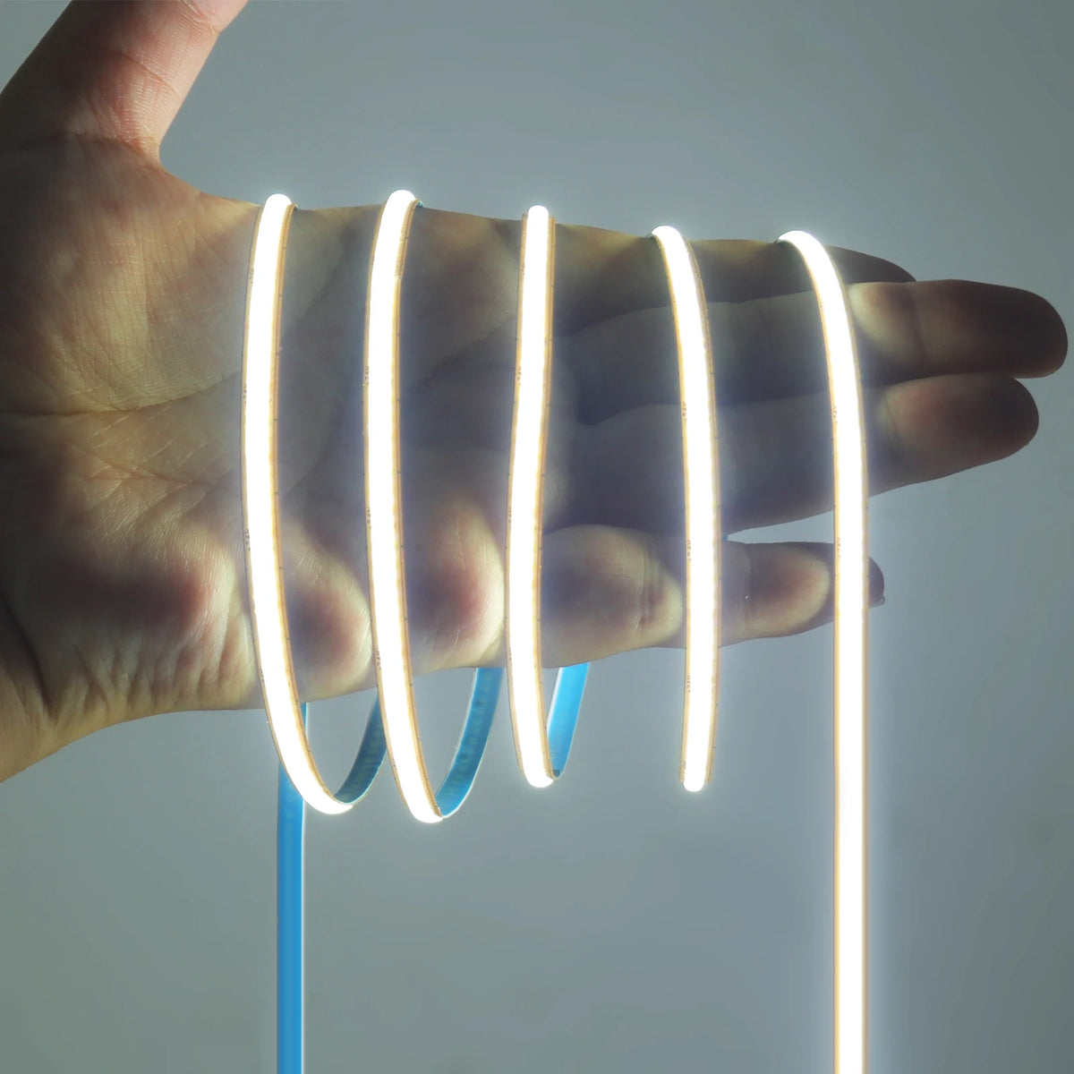 5MM COB LED Strip Light 12V 24V 400LEDS/M Flexible Ribbon Rope LED Light