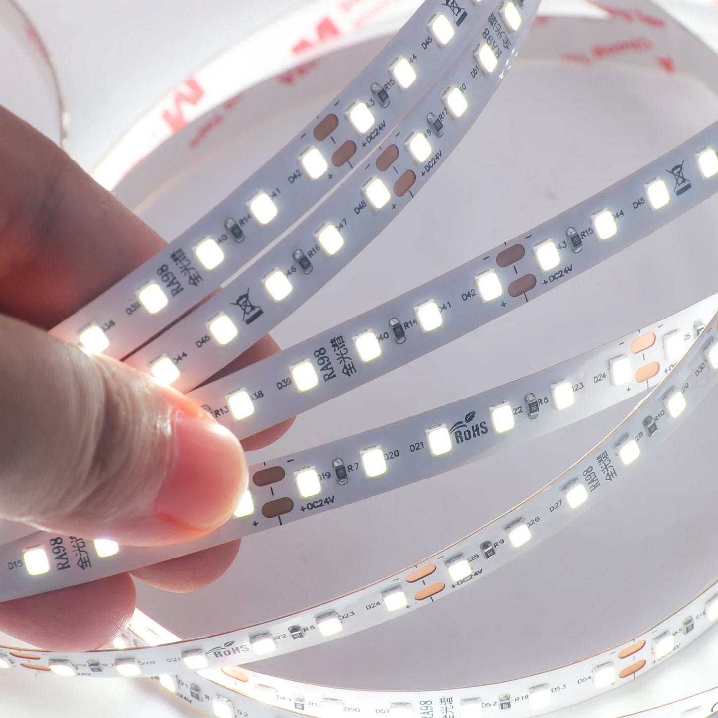 12V 24V LED Strip Light RA98 2835 120LEDs/m Flexible Tape Home Decor