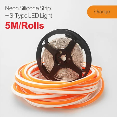 6/8mm 5M/Rolls DIY Separate Silicone Neon Strip Led Tape
