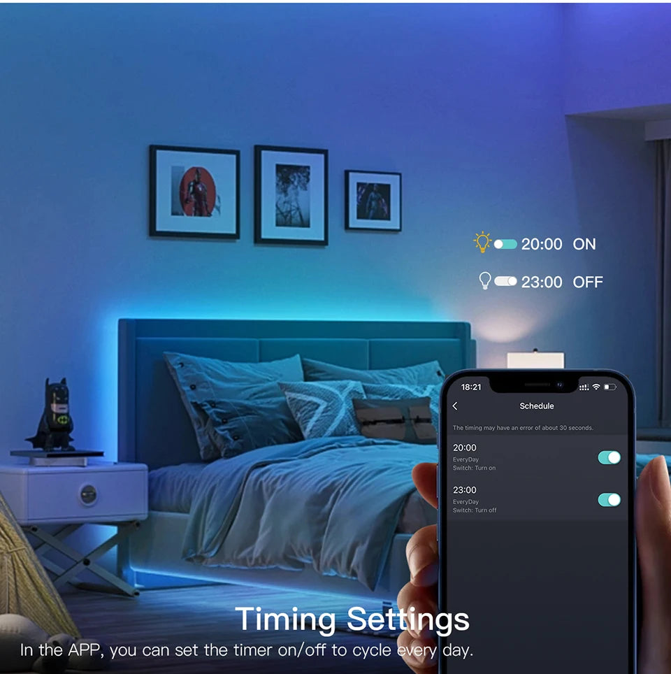WIFI Alexa Control RGB COB LED Strip DC 5V USB Tuya APP