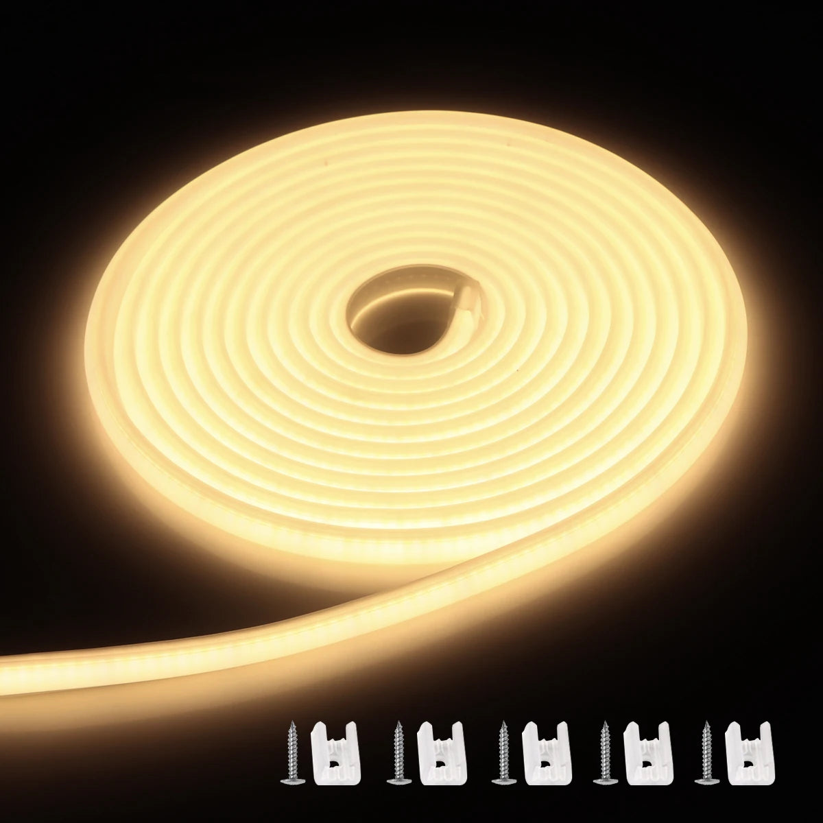 1M-35M 220V 110V COB LED Strip Light RA90 Super Bright