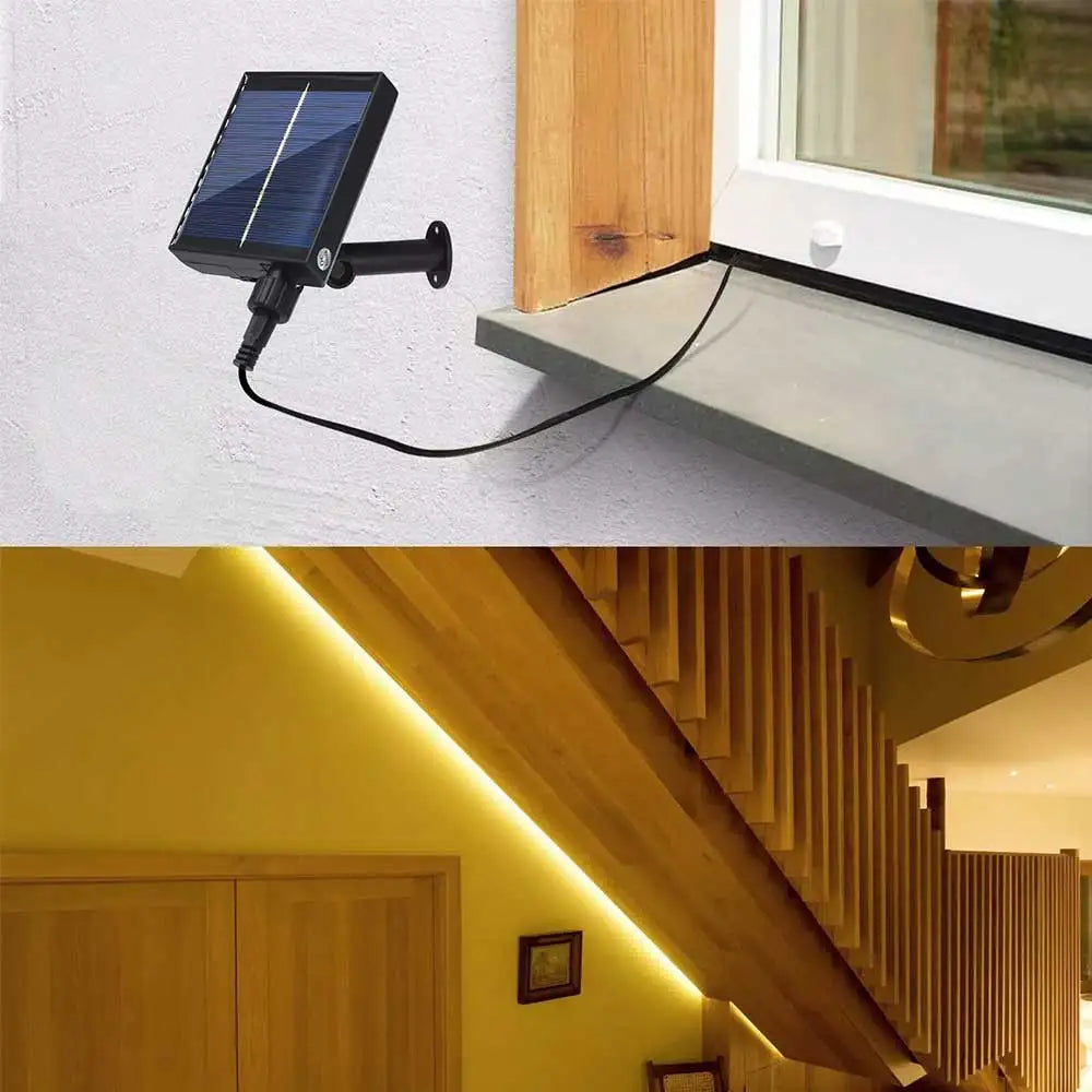 DC 24V COB Solar Neon Light Strips Flexible Lights Waterproof IP67