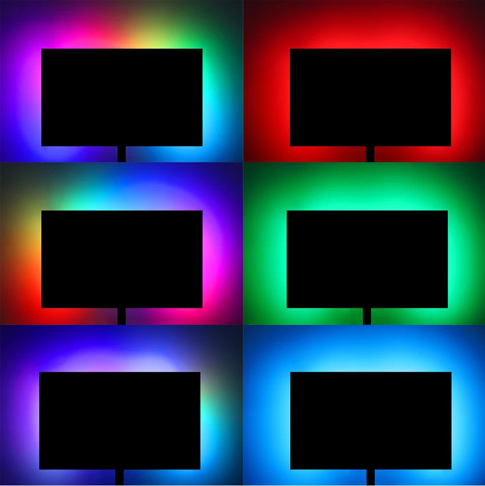 Smart Computer Monitor Sync LED Strip Light RGBIC PC Display Screen