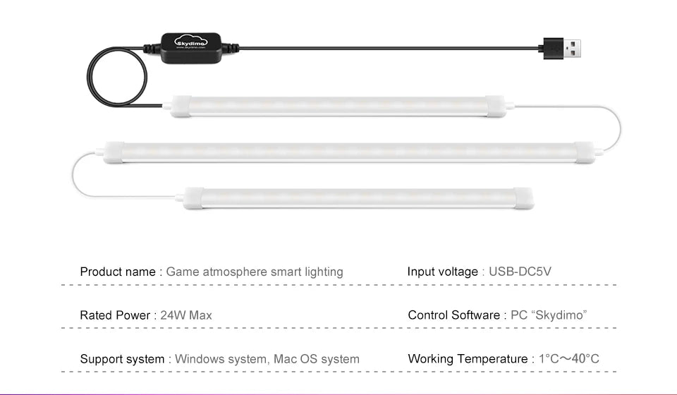 Smart Computer Monitor Sync LED Strip Light RGBIC PC Display Screen