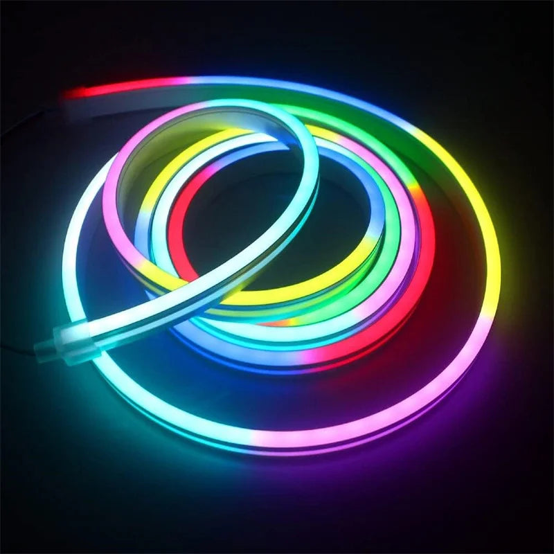 RGBIC Bluetooth Neon Led Strip Lights 5V Neon Strip Light