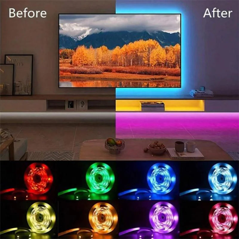 Bluetooth LED Strip Lights SMD 5050 RGB APP Remote Control