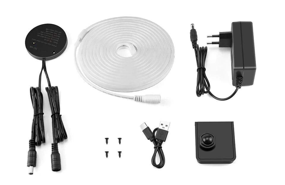 10M 5M 2M Two PIR Motion Sensor Switch 24V Neon LED Strip Light