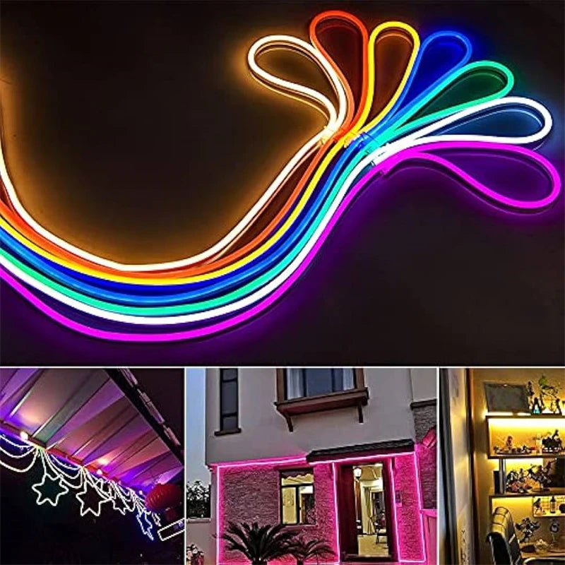 Battery Powered Led Strip Flexible Neon LED Strip Lights