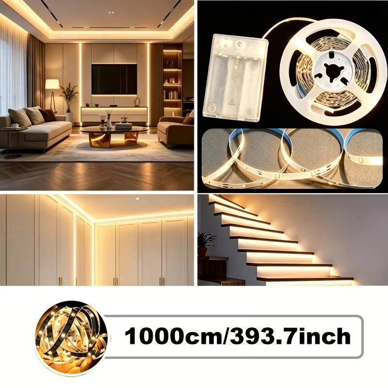 1 Flexible Led Light Strip Low Voltage 5V Battery Box Powered