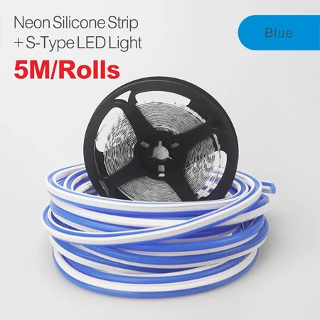 6/8mm 5M/Rolls DIY Separate Silicone Neon Strip Led Tape