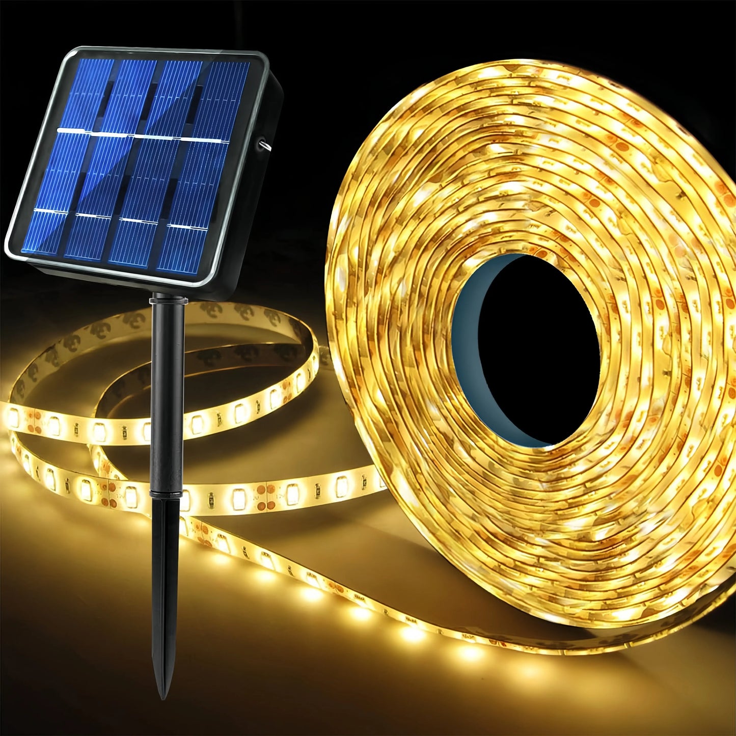 5m Solar LED Strip Light Outdoor Solar Powered 150 LED