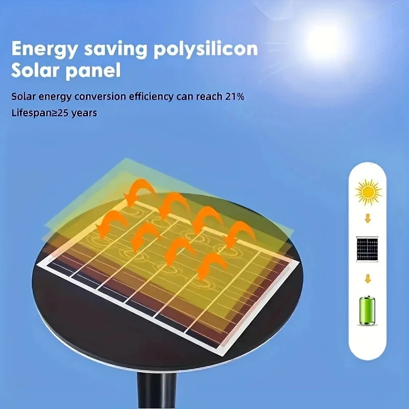 Solar Powered Outdoor Yard Light UFO Solar Charging Courtyard
