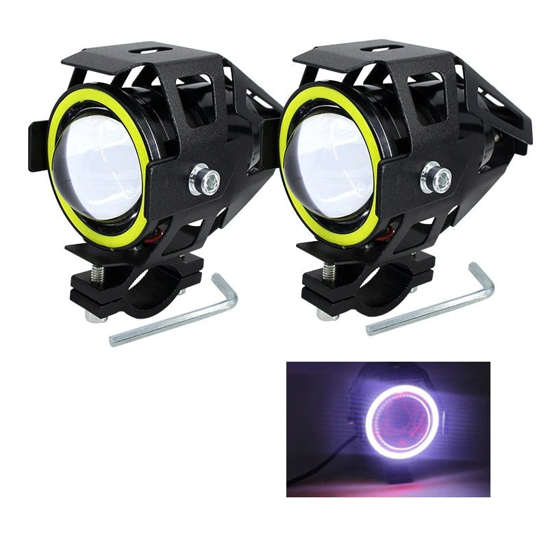 Angel Eyes U7 Motorcycle LED Lights Are Super Bright