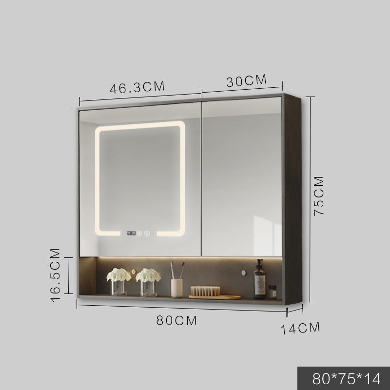 Smart Cabinet With Led Lights Anti-fog Hanging Wall Type