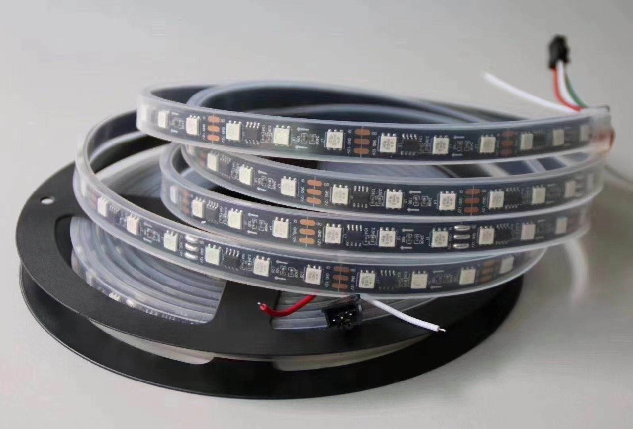 Symphony Lights With 5050RGB Lights With 12V2811 Epoxy Blackboard IC Programming Colorful