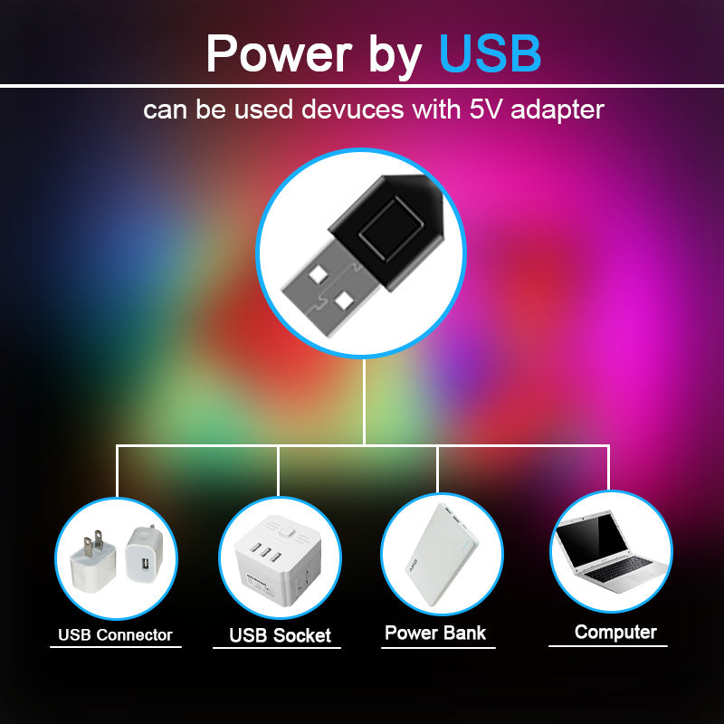 TV Background Light With 5VRGB Set Light Bar