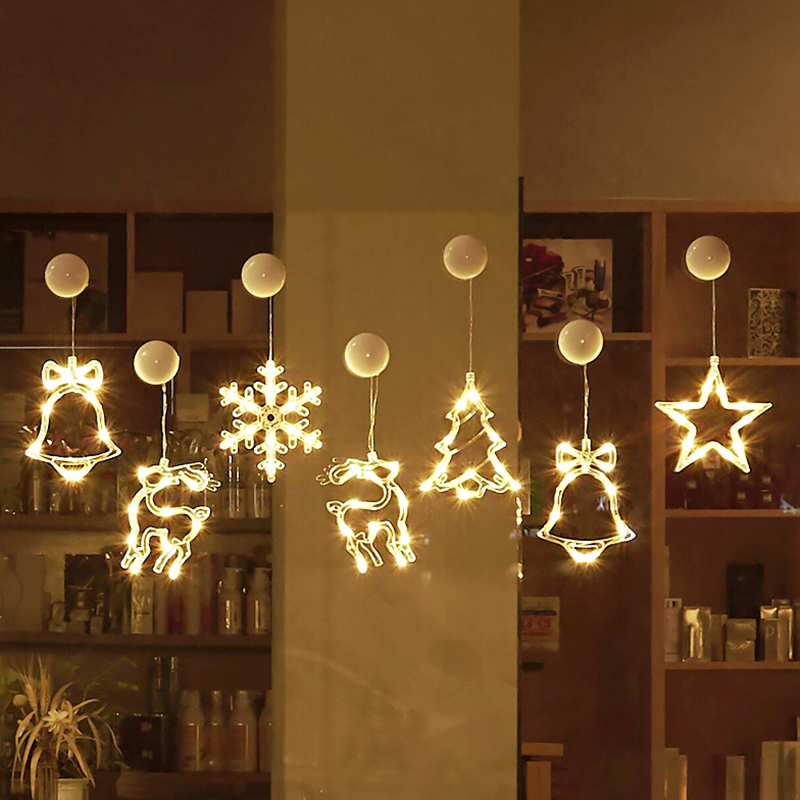 Star String Lights LED Christmas Curtain Lights Indoor Bedroom