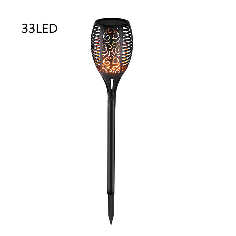 LED Waterproof Solar Torch Light Lamp Outdoor Landscape Decoration