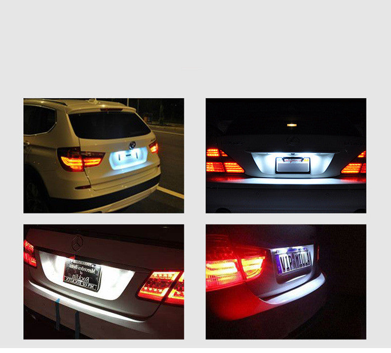 Minimalist Household LED License Plate Lights