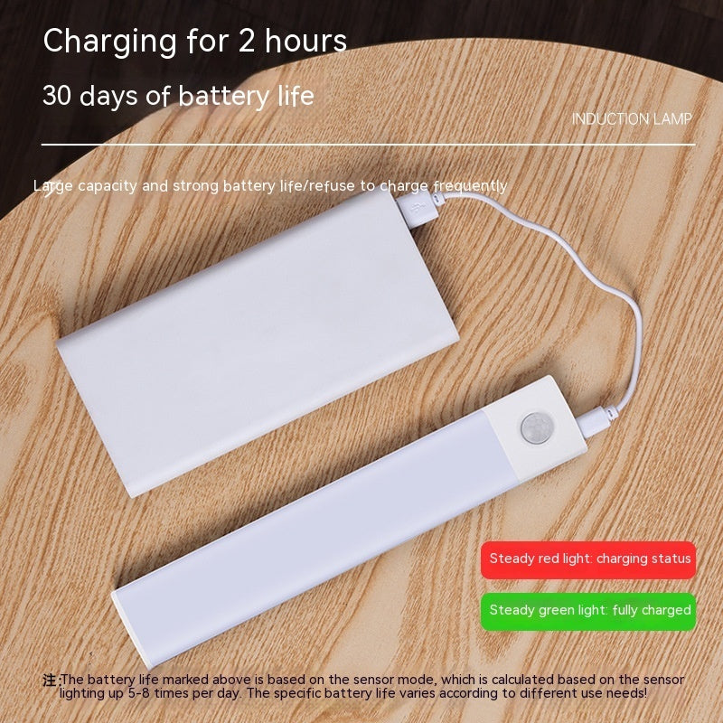 Smart Infrared Sensor Lamp Wireless Magnetic Long Cabinet Light