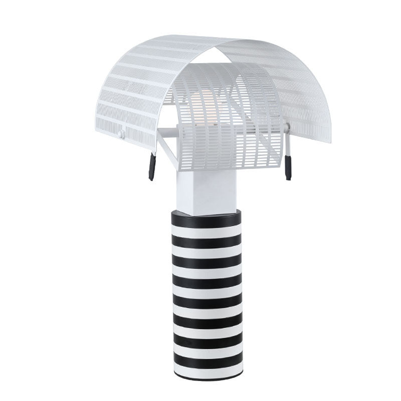 Creative Black And White Stripes Light Luxury Artistic Table Lamp