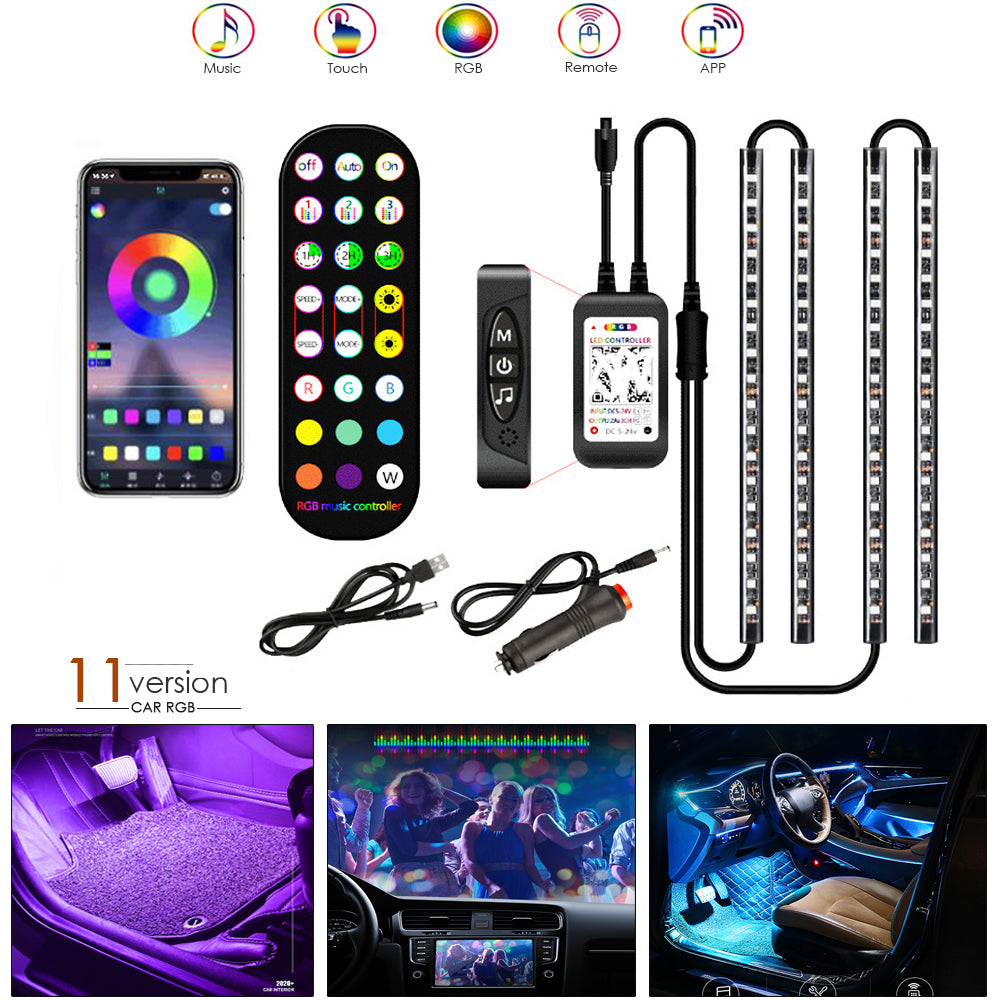 Styling Decorative Lamp LED Car Interior Light Waterproof Ambient Lamp