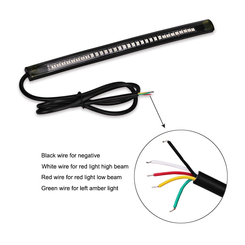 Universal Flexible Led Strip Tail Stop Light Motorcycle Led Tail