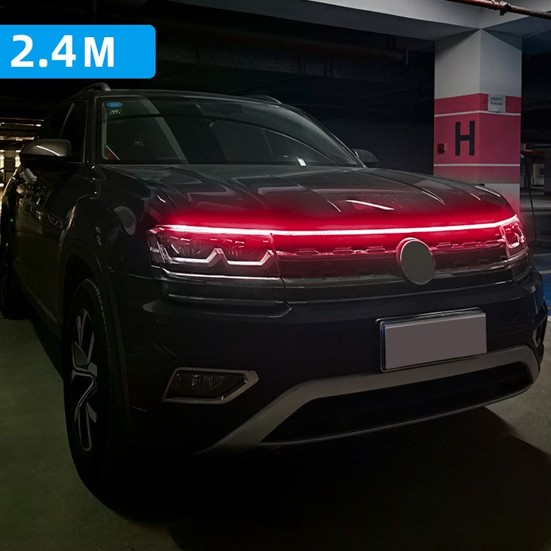 LED Daytime Running Light Scan Starting Car Hood Decorative Lights
