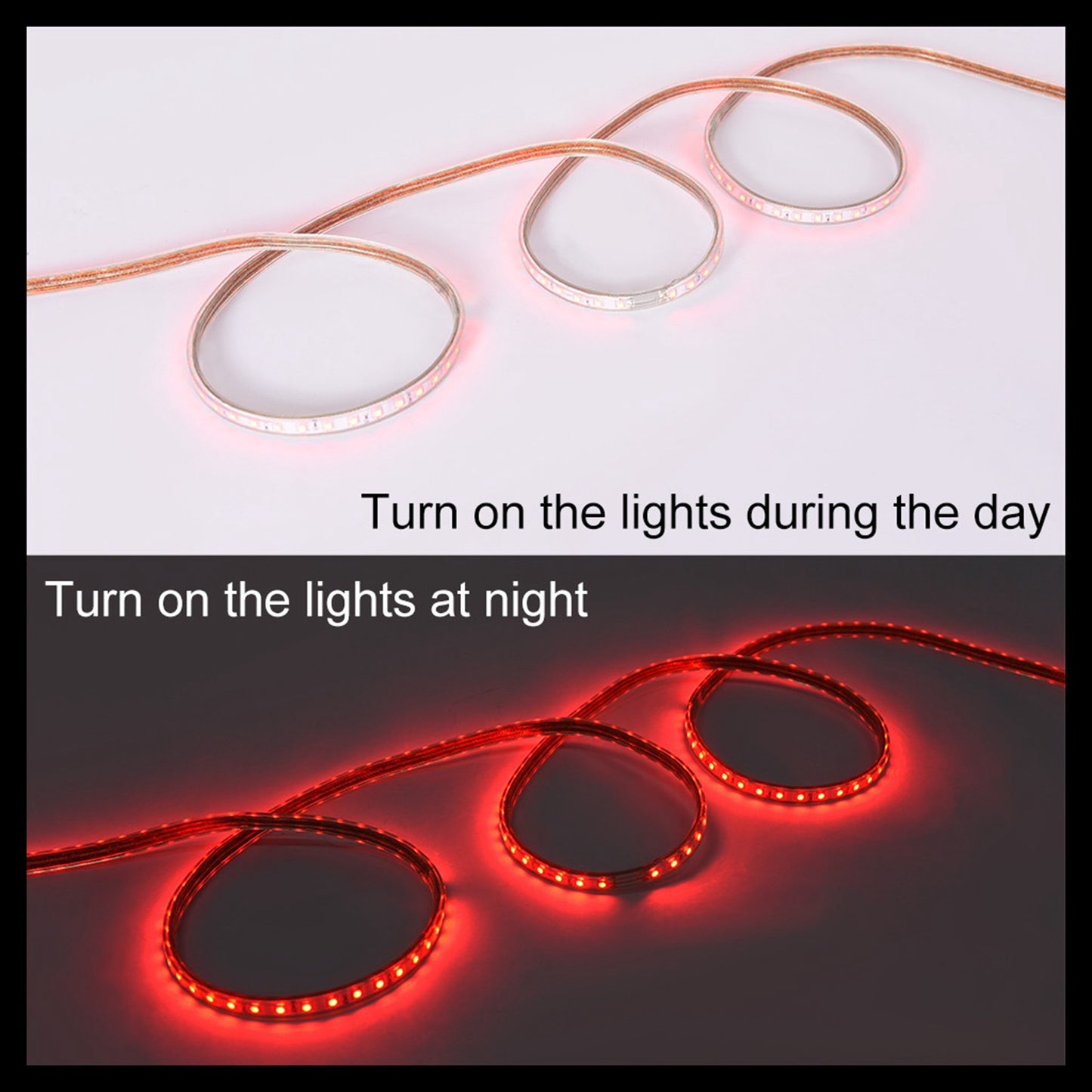 50' LED Rope Light 110V Party Home In/Outdoor Lighting 540 LED Light