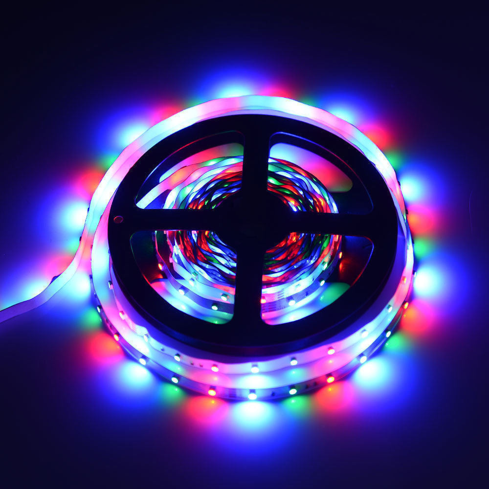 5M RGB 3528 300 Led SMD Flexible Light Strip Lamp+44 key IR Remote Controller