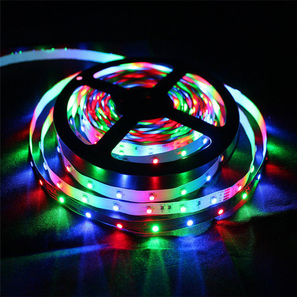 5M RGB 3528 300 Led SMD Flexible Light Strip Lamp+44 key IR Remote Controller