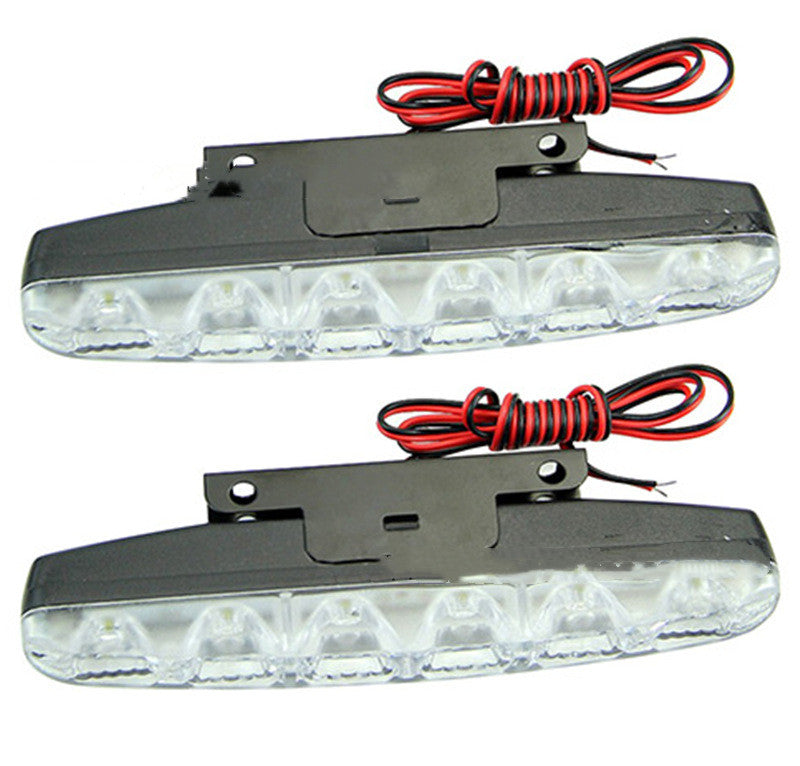 Car modification general grid 6LED daytime running light