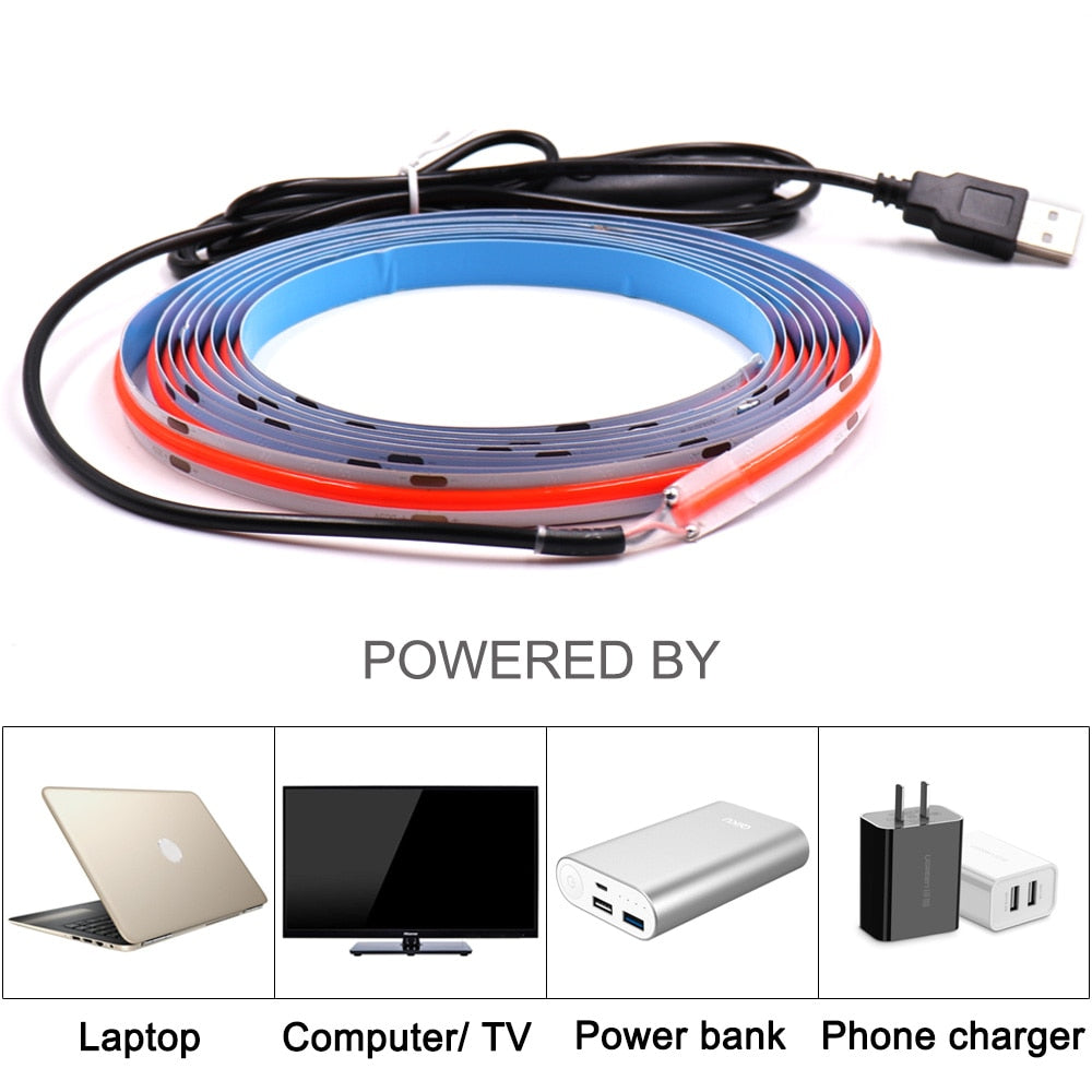 DC5V Dimmable Flexible COB Strip LED Tape