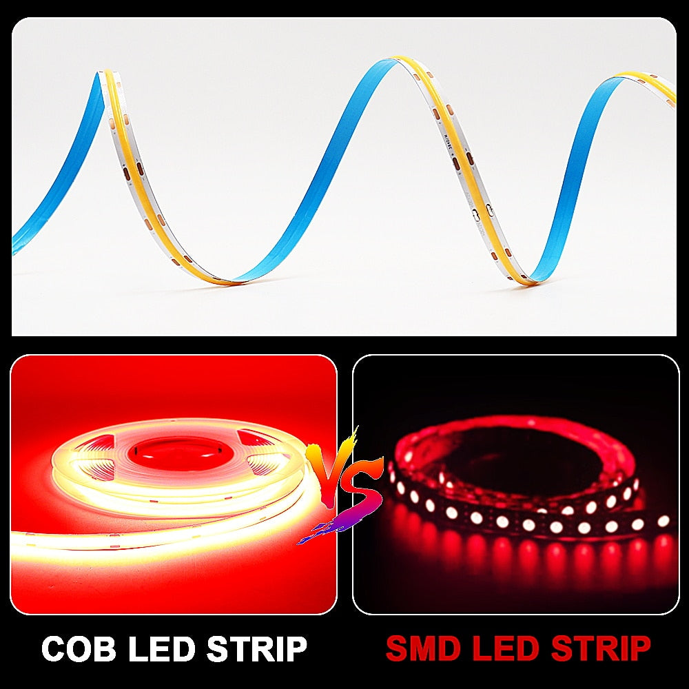 DC5V Dimmable Flexible COB Strip LED Tape