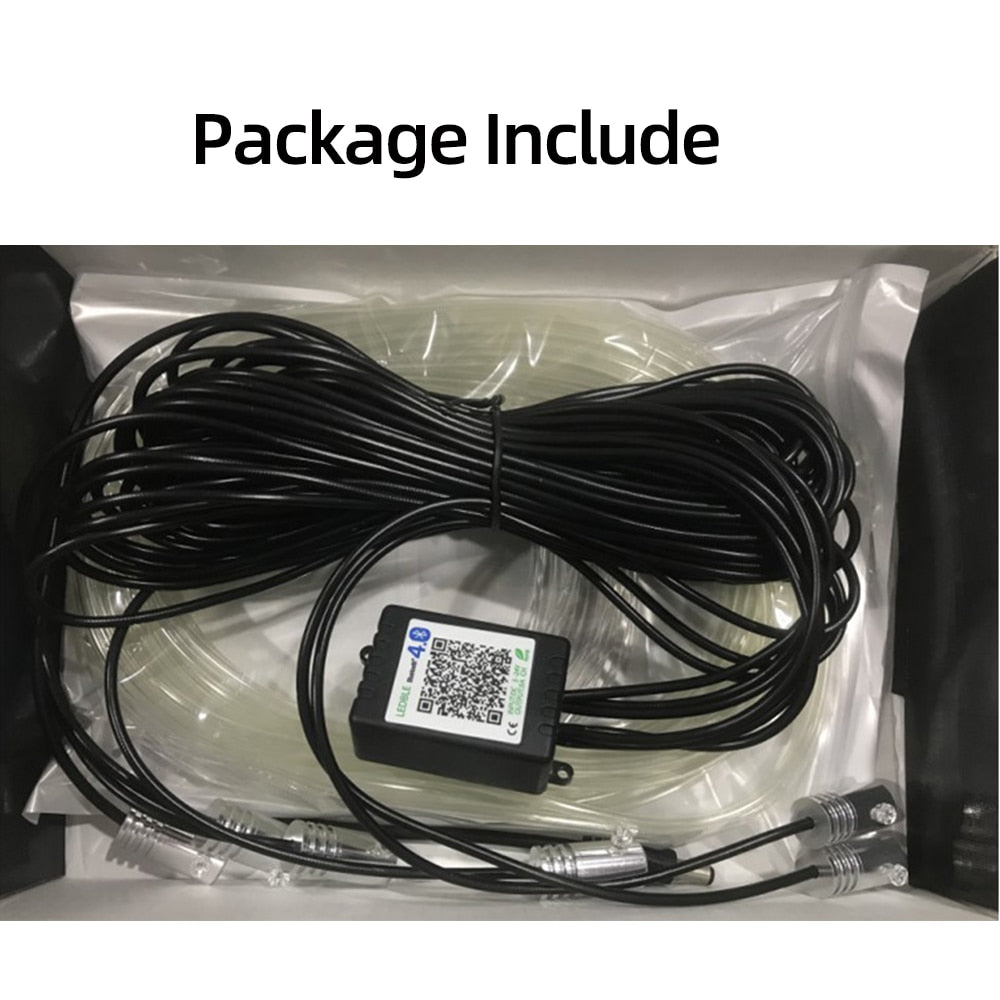 6 in 1 RGB LED Atmosphere Car Light Interior Ambient Light