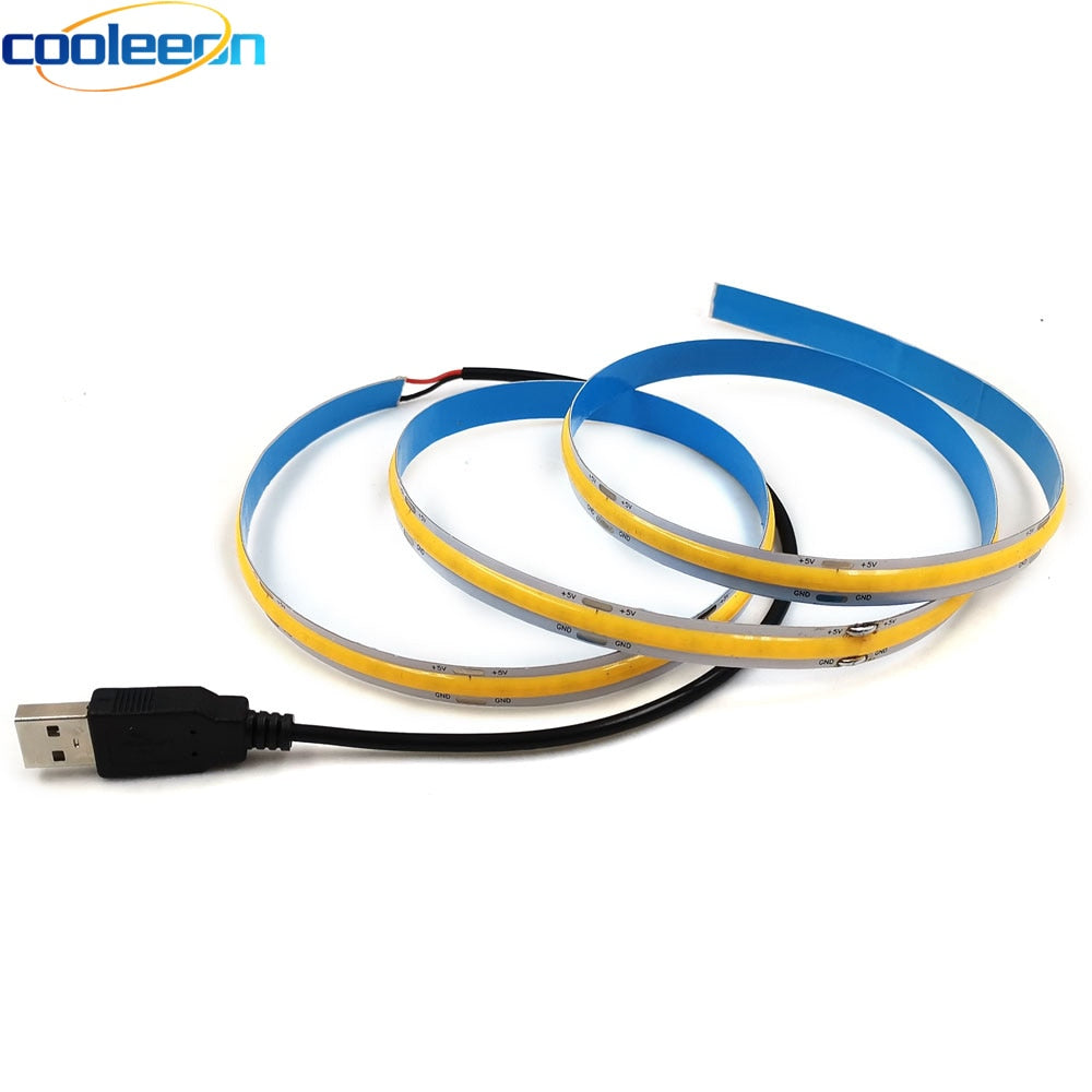 DC5V Dimmable Flexible COB Strip LED Tape